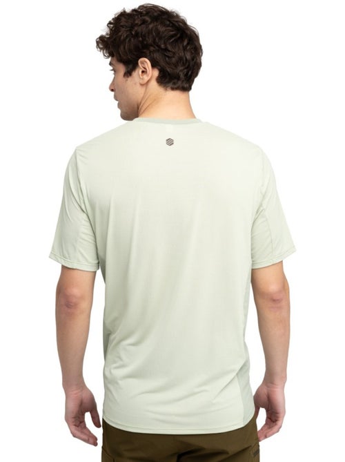 Camiseta manga corta mtb hombre ciclismo hombre mtb berm matcha - Kiabi