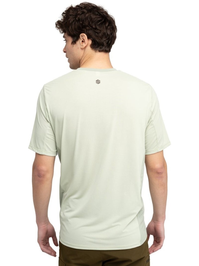 Camiseta manga corta mtb hombre ciclismo hombre mtb berm matcha Verde - Kiabi