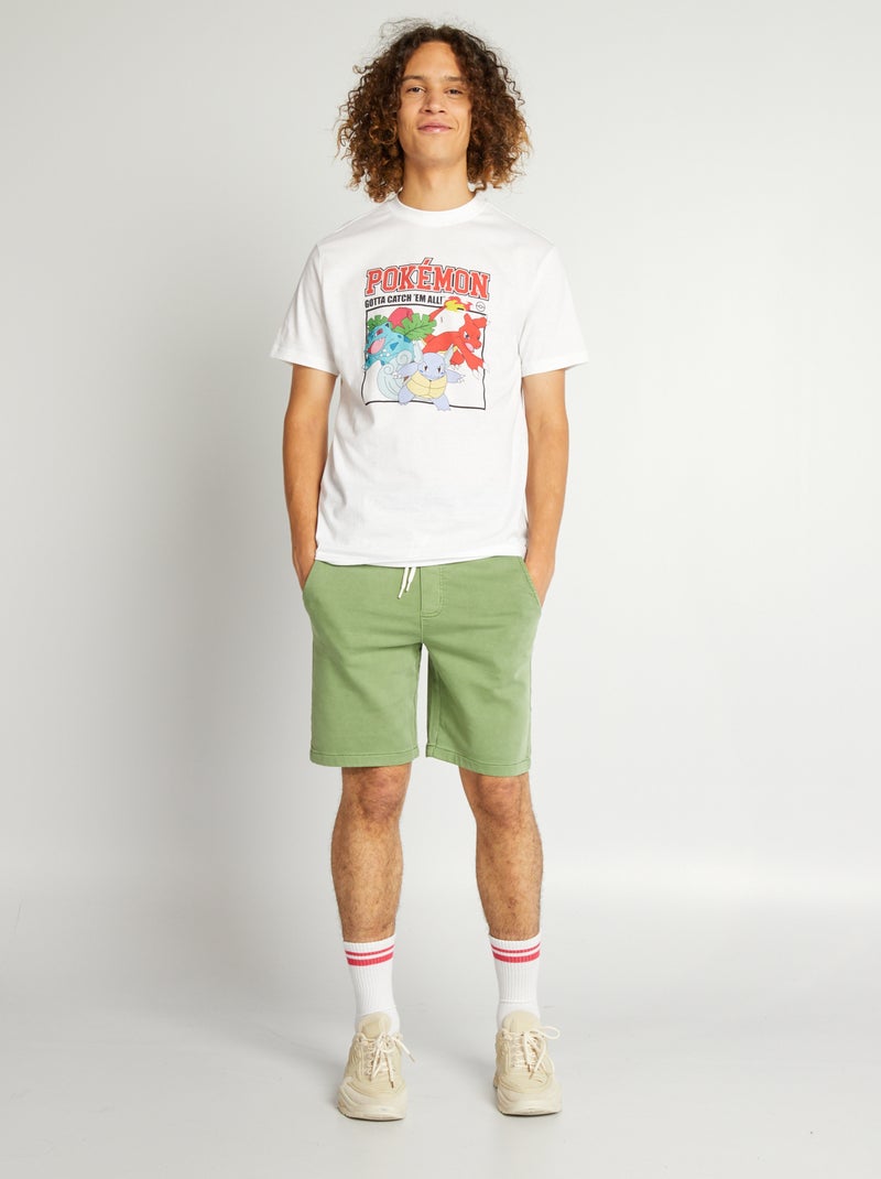 Camiseta manga corta 'Pokémon' BLANCO - Kiabi