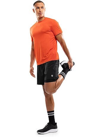Camiseta manga corta running hombre fitness hombre gate brick