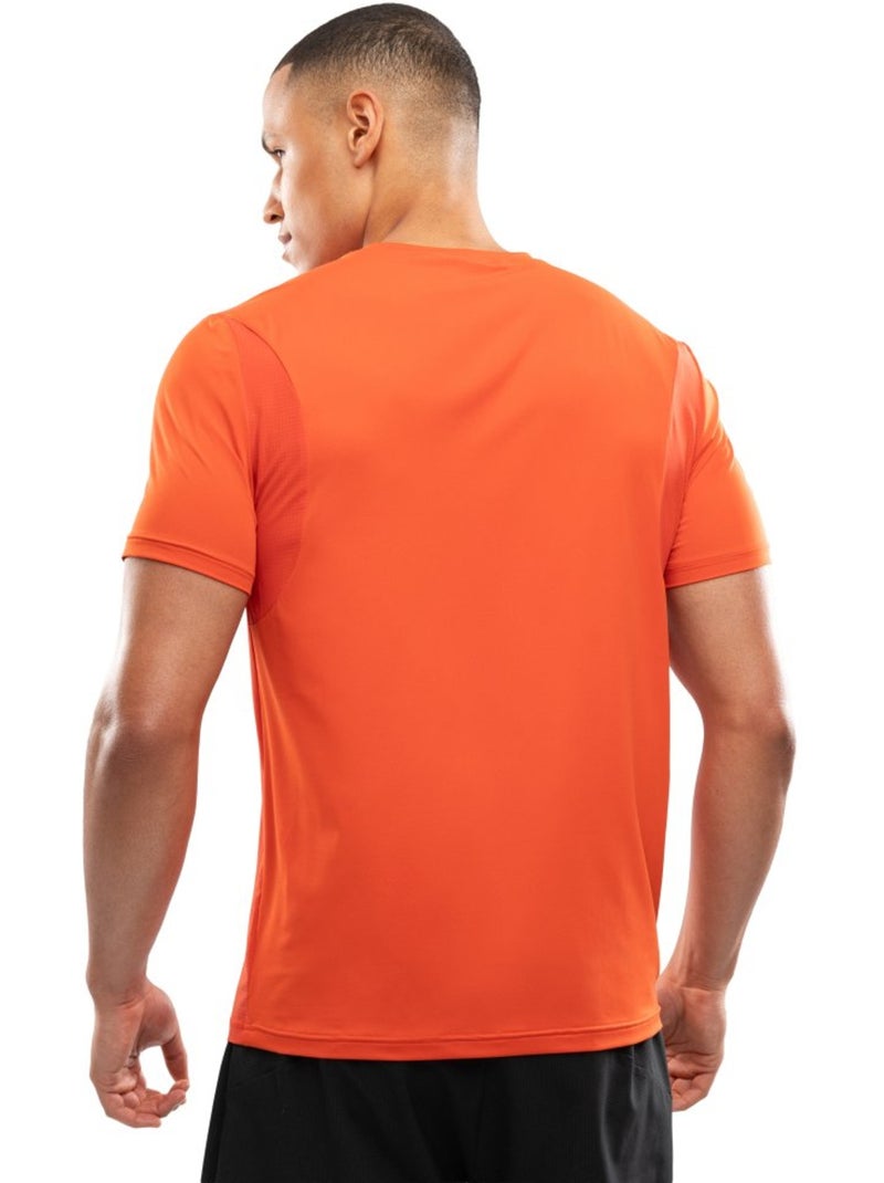 Camiseta manga corta running hombre fitness hombre gate brick Naranja - Kiabi