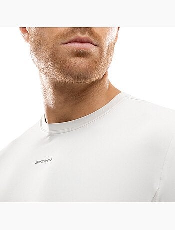 Camiseta manga corta running hombre fitness hombre gate gray