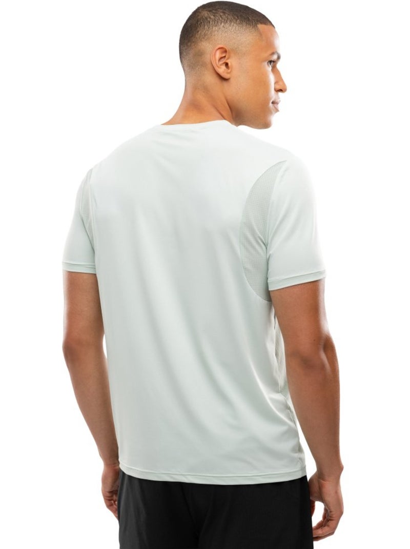 Camiseta manga corta running hombre fitness hombre gate Verde - Kiabi