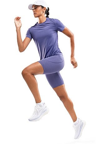 Camiseta manga corta running mujer fitness mujer singapore