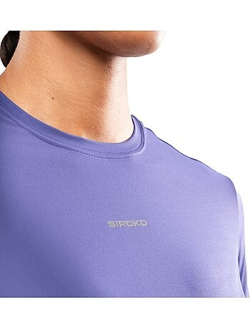 Camiseta manga corta running mujer fitness mujer singapore