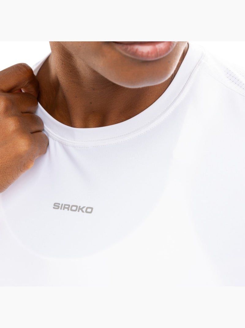 Camiseta manga corta running mujer fitness mujer singapore Blanco - Kiabi