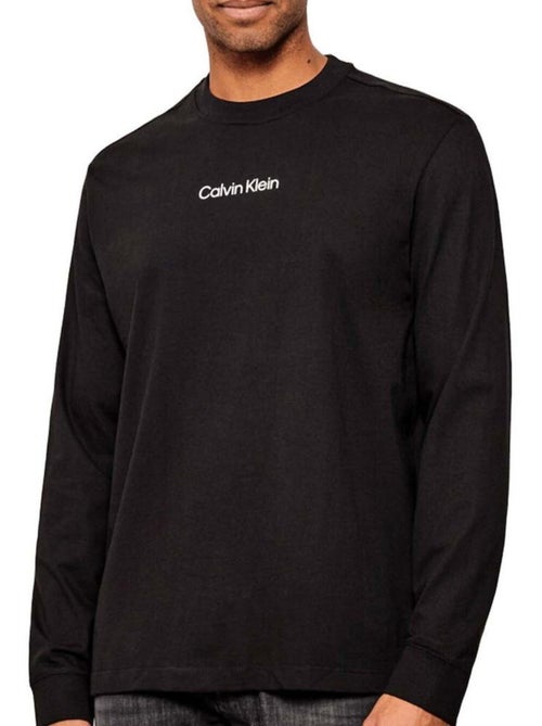 Camiseta Manga Larga Calvin Klein Jeans para Hombre - Kiabi Camiseta Manga Larga Calvin Klein Jeans para Hombre - Kiabi