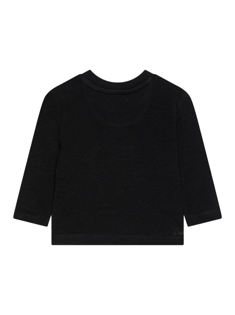 Camiseta Manga Larga Calvin Klein Jeans para Niño Negro - Kiabi