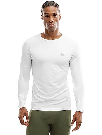 Camiseta manga larga entrenamiento hombre fitness hombre air