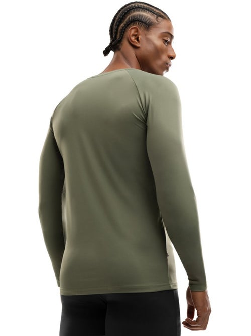 Camiseta manga larga entrenamiento hombre fitness hombre wild - Kiabi