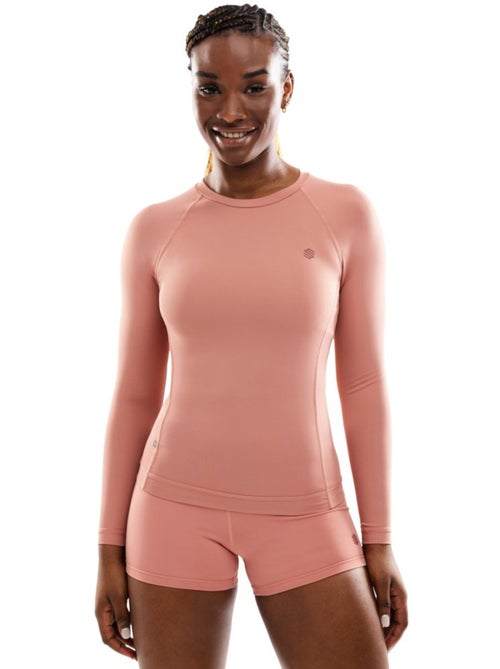 Camiseta manga larga entrenamiento mujer fitness mujer poise - Kiabi