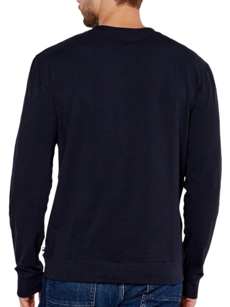 Camiseta manga larga hombre tommy hilfiger Azul marino - Kiabi