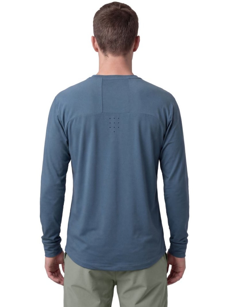 Camiseta manga larga montaña hombre hombre nahuel Azul - Kiabi