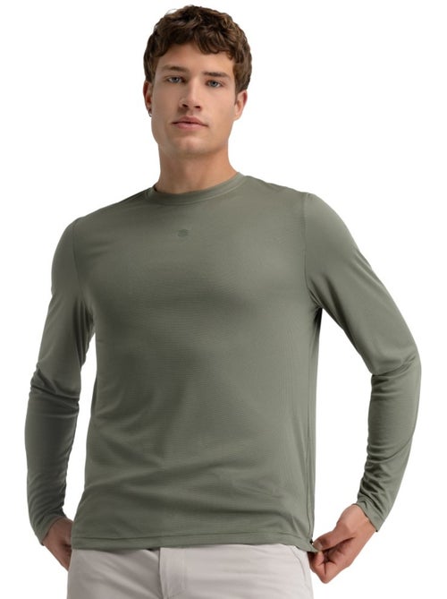 Camiseta manga larga montaña hombre senderismo hombre reserve - Kiabi