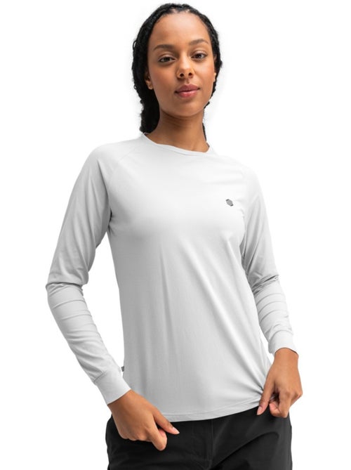 Camiseta manga larga montaña mujer senderismo mujer ascend - Kiabi Camiseta manga larga montaña mujer senderismo mujer ascend - Kiabi