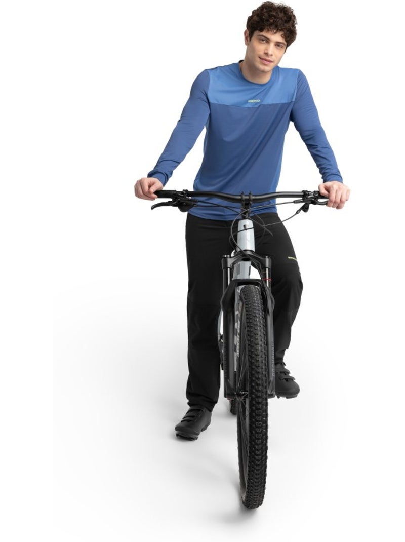 Camiseta manga larga mtb hombre ciclismo hombre mtb endo Azul - Kiabi