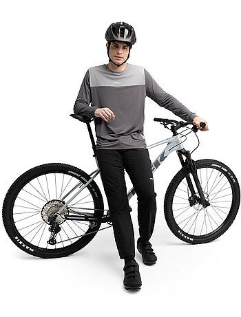 Camiseta manga larga mtb hombre ciclismo hombre mtb endo gray