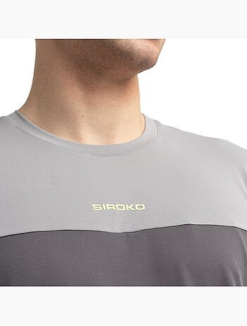 Camiseta manga larga mtb hombre ciclismo hombre mtb endo gray