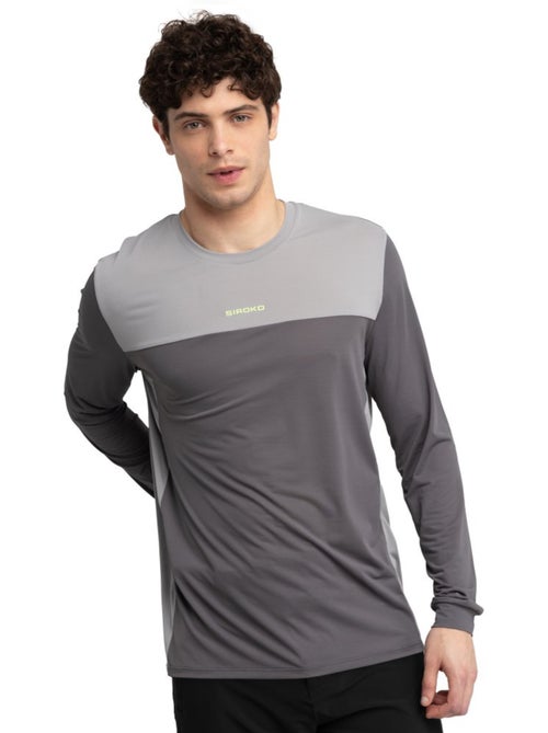 Camiseta manga larga mtb hombre ciclismo hombre mtb endo gray - Kiabi
