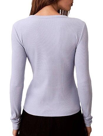 Camiseta de manga larga calvin klein jeans para mujer