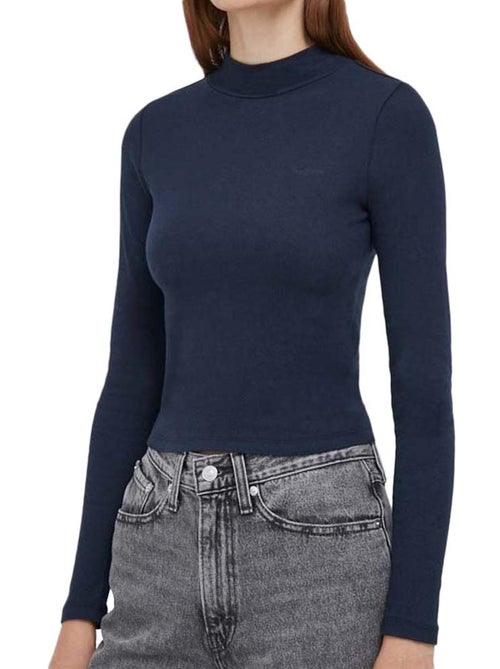Camiseta Manga Larga Mujer Pepe Jeans - Kiabi Camiseta Manga Larga Mujer Pepe Jeans - Kiabi