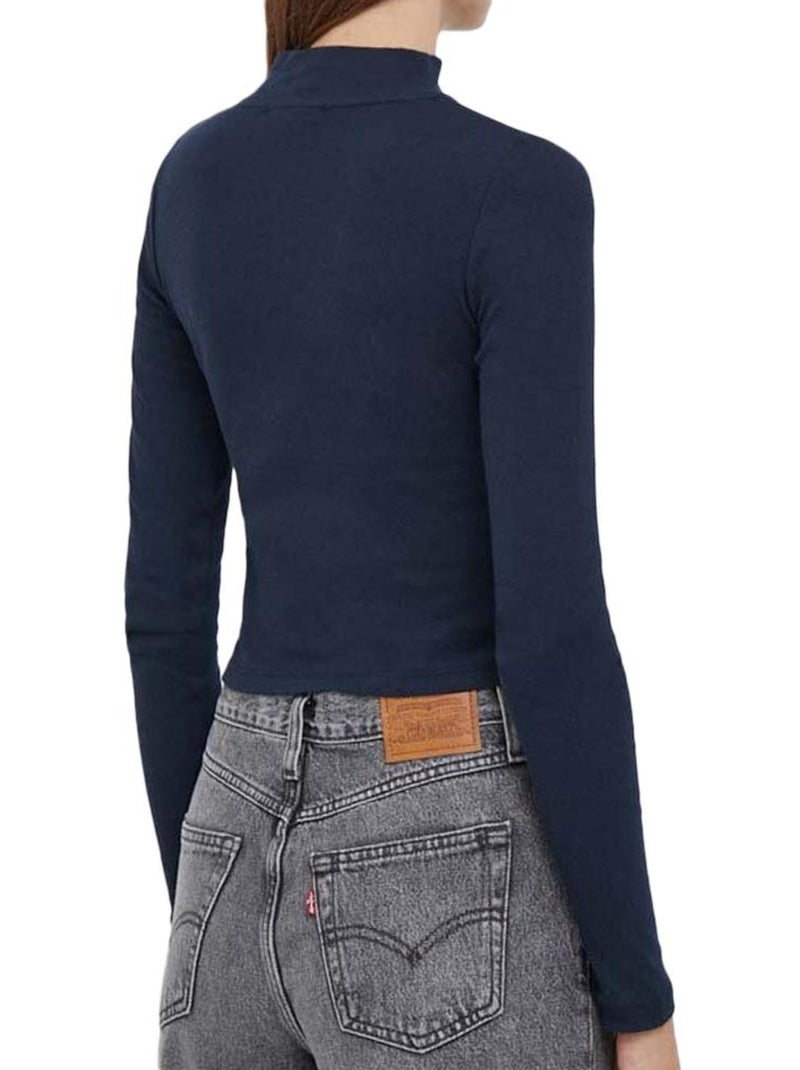 Camiseta Manga Larga Mujer Pepe Jeans Azul - Kiabi