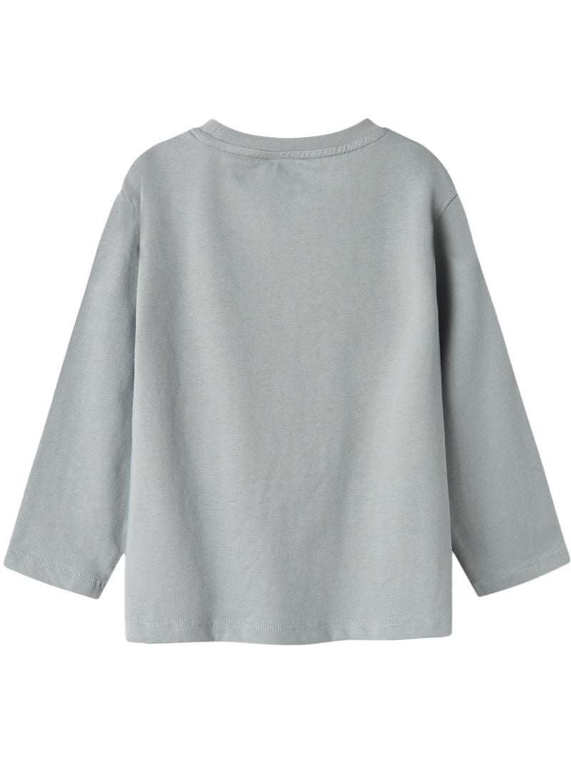 Camiseta Manga Larga Name it para Hombre Azul - Kiabi