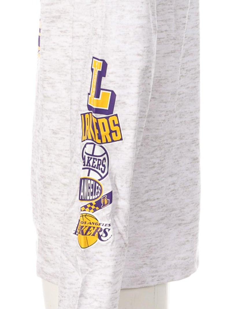 Camiseta Manga Larga Niño NBA Los Angeles Lakers Gris plateado - Kiabi