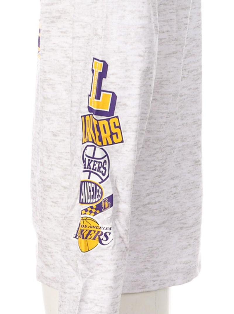 Camiseta Manga Larga Niño NBA Los Angeles Lakers Gris plateado - Kiabi