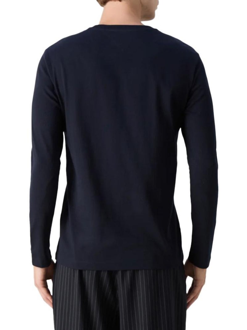 Camiseta Manga Larga Niño Tommy Hilfiger Azul marino - Kiabi