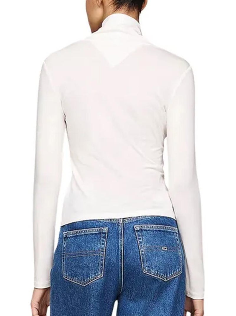 Camiseta Manga Larga para Mujer Tommy Hilfiger Blanco - Kiabi