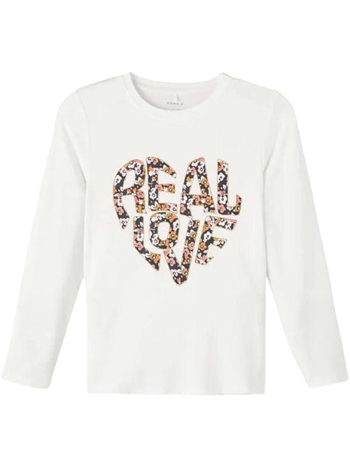 Camiseta Manga Larga para Niña Name It - Kiabi Camiseta Manga Larga para Niña Name It - Kiabi