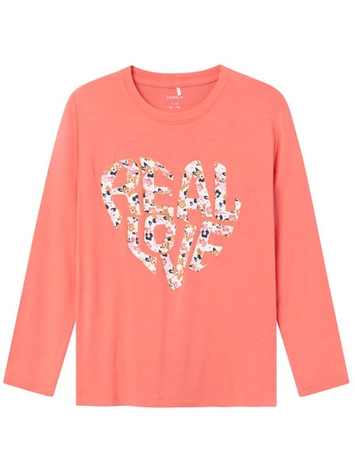Camiseta Manga Larga para Niña Name it - Kiabi