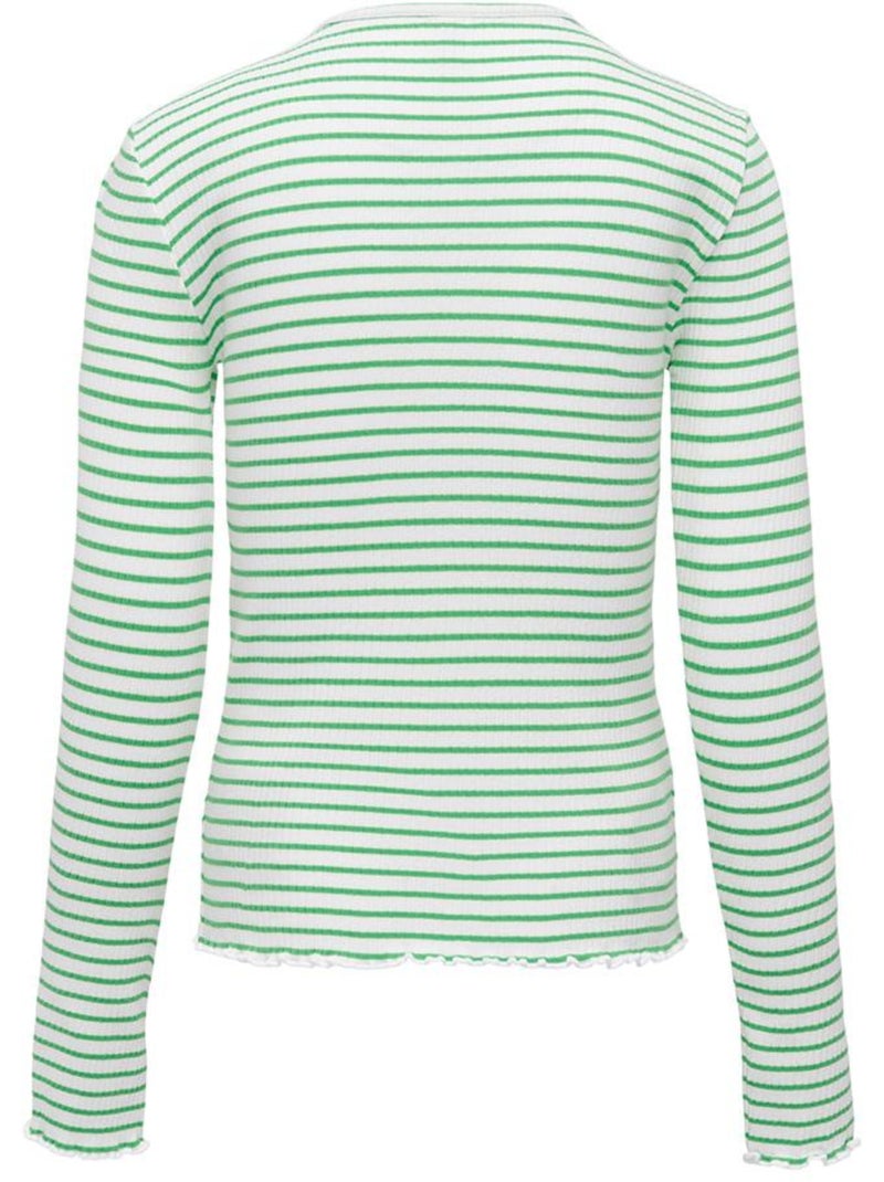 Camiseta Manga Larga para Niña ONLY Verde - Kiabi