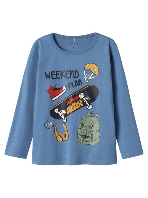 Camiseta Manga Larga para Niño Name it - Kiabi