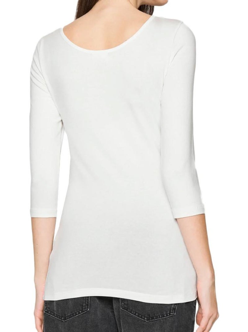 Camiseta Manga Larga Premamá Mamalicious Blanco - Kiabi