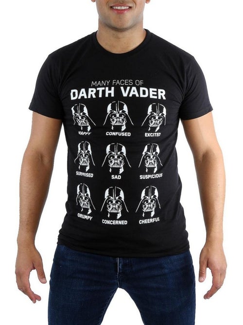 Camiseta many faces of darth vader de algodón para hombre - star wars - Kiabi Camiseta many faces of darth vader de algodón para hombre - star wars - Kiabi