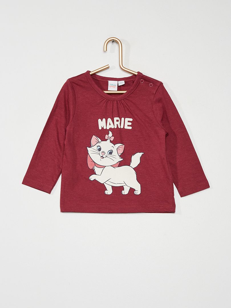 Camiseta 'Marie' de 'Disney' burdeos - Kiabi