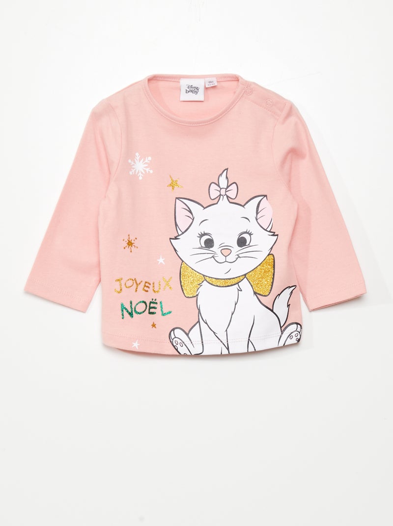 Camiseta 'Marie' de 'Los Aristogatos' ROSA - Kiabi