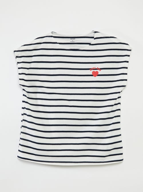 Camiseta marinera  - So Easy - Kiabi