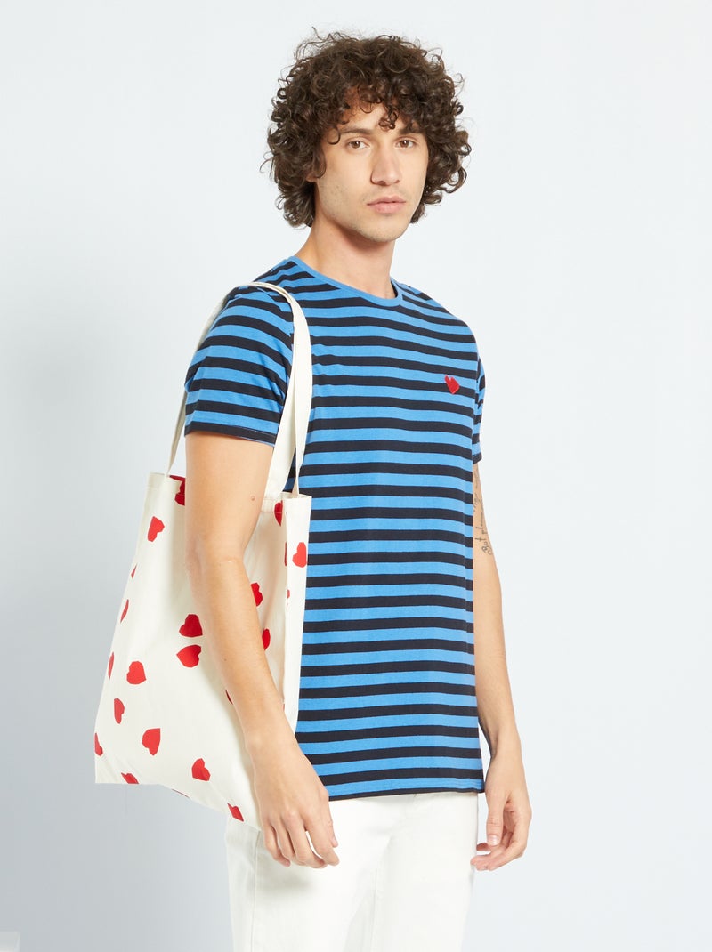 Camiseta marinera AZUL - Kiabi