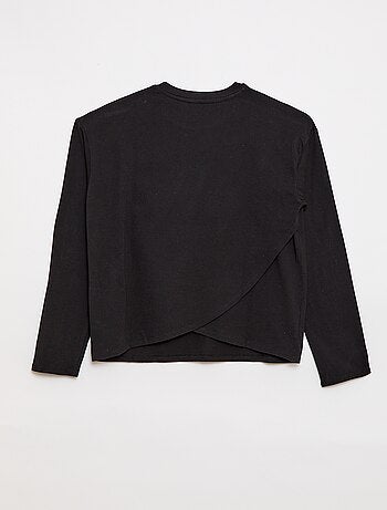 Camiseta marinera con hombro de velcro - colección fácil de poner