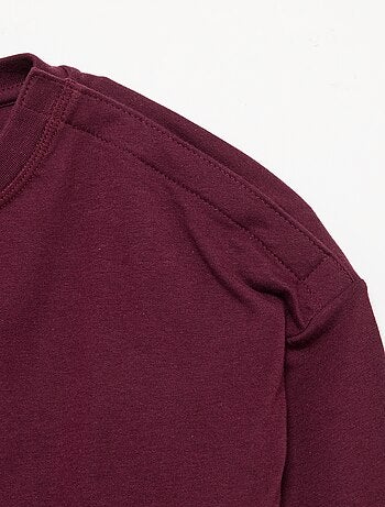 Camiseta marinera con hombro de velcro - colección fácil de poner