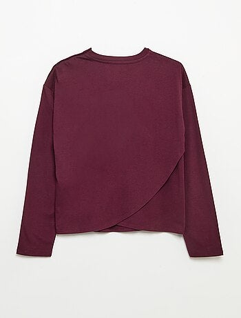 Camiseta marinera con hombro de velcro - colección fácil de poner