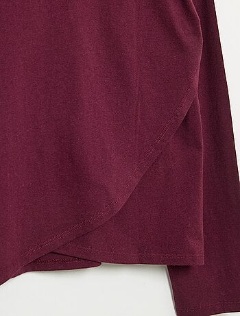 Camiseta marinera con hombro de velcro - colección fácil de poner