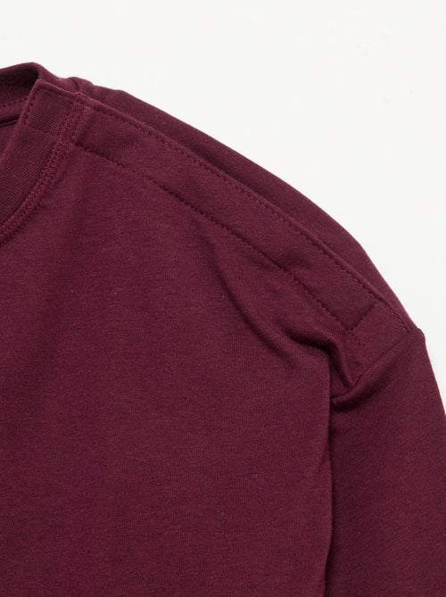 Camiseta marinera con hombro de velcro - colección fácil de poner - Kiabi