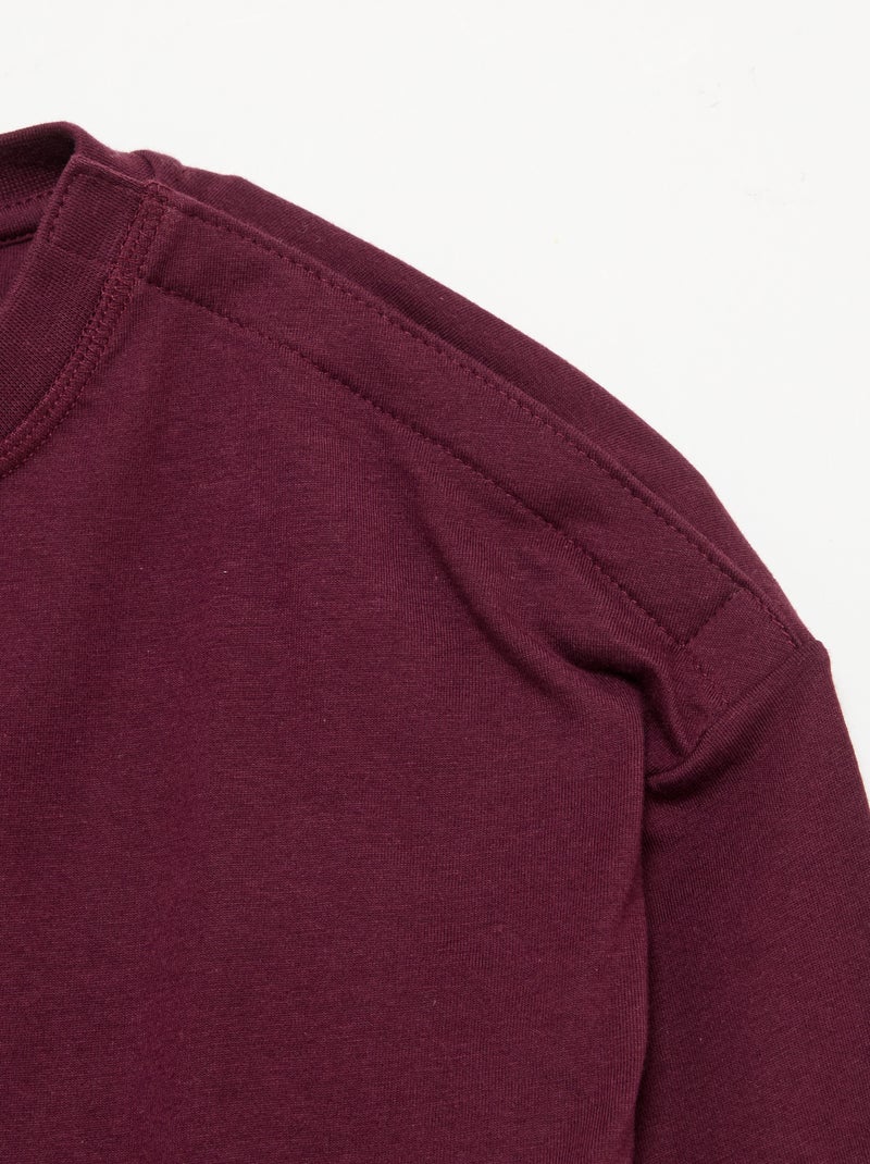 Camiseta marinera con hombro de velcro - colección fácil de poner Rosa - Kiabi