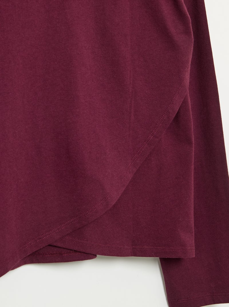 Camiseta marinera con hombro de velcro - colección fácil de poner Rosa - Kiabi