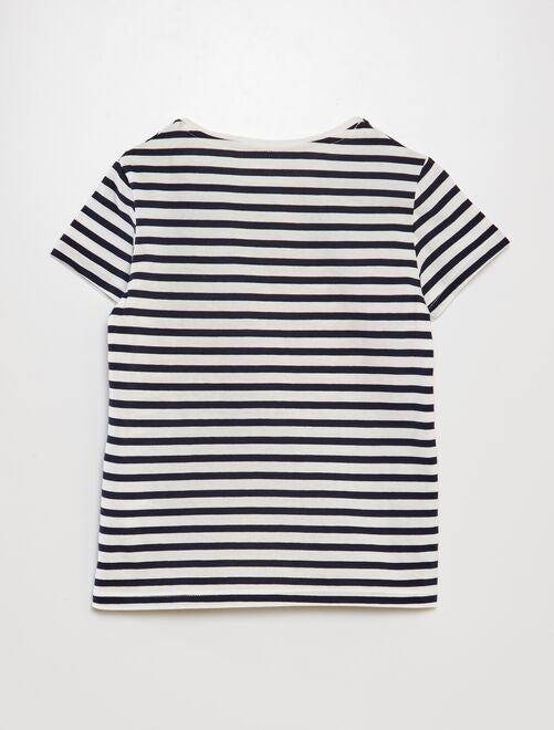 Camiseta marinera estampada - Kiabi