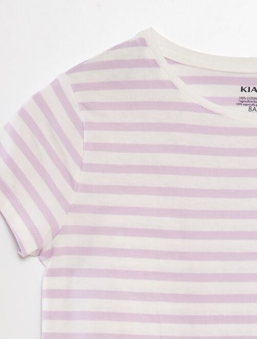 Camiseta marinera estampada - Kiabi